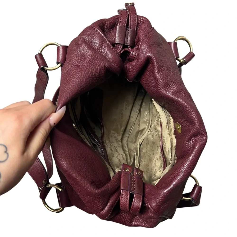 Michael Kors stylish burgundy